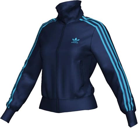 adidas jacke damen mit blauen streifen